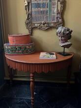 Halfmoon Table Sweden with drawers