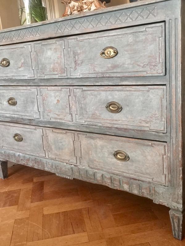 Painted chest of drawers