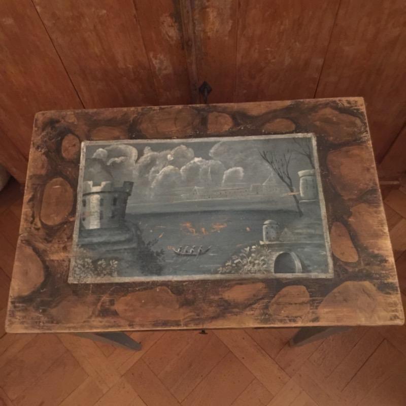 Painted swedish table 
