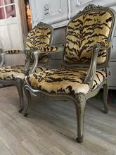 Pair armchairs
