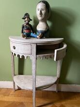 Swedish table with drawers