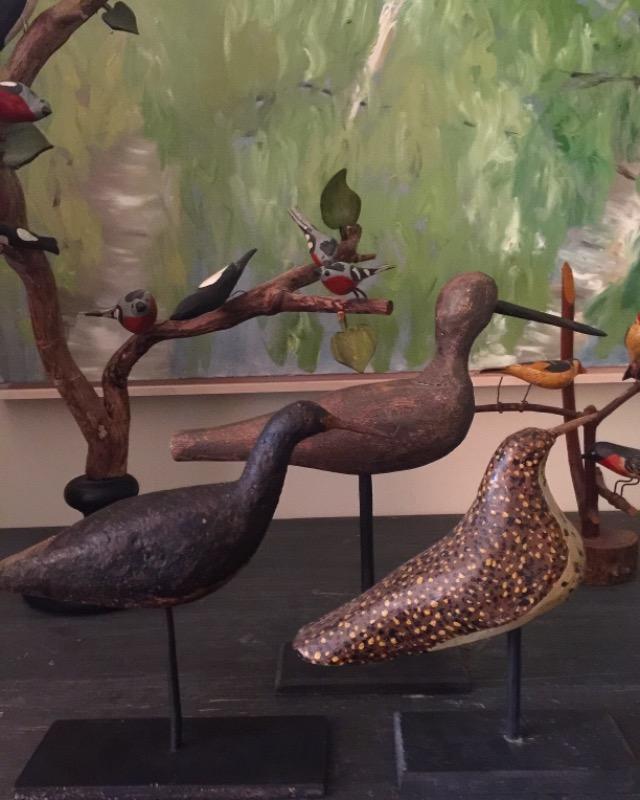 Wooden birds