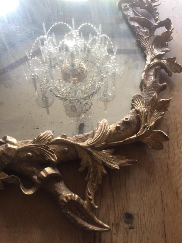 Wooden mirror Regency 